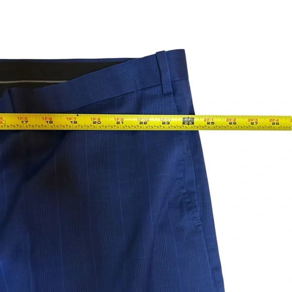 ⭐️SOLD⭐️ Old Money Paisley Lined Slim Fit Blue 100% Wool Suit Indochino 2-Piece - Picture 8 of 16